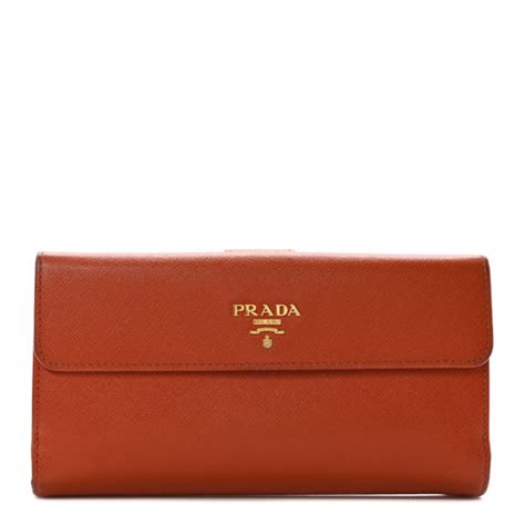prada saffiano papaya